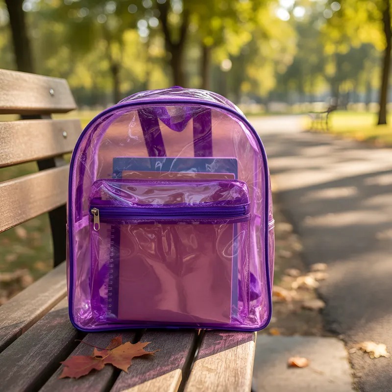 Mochila Bolsa Transparente Neon Várias Cores Costas Unissex em Oferta na Shopee