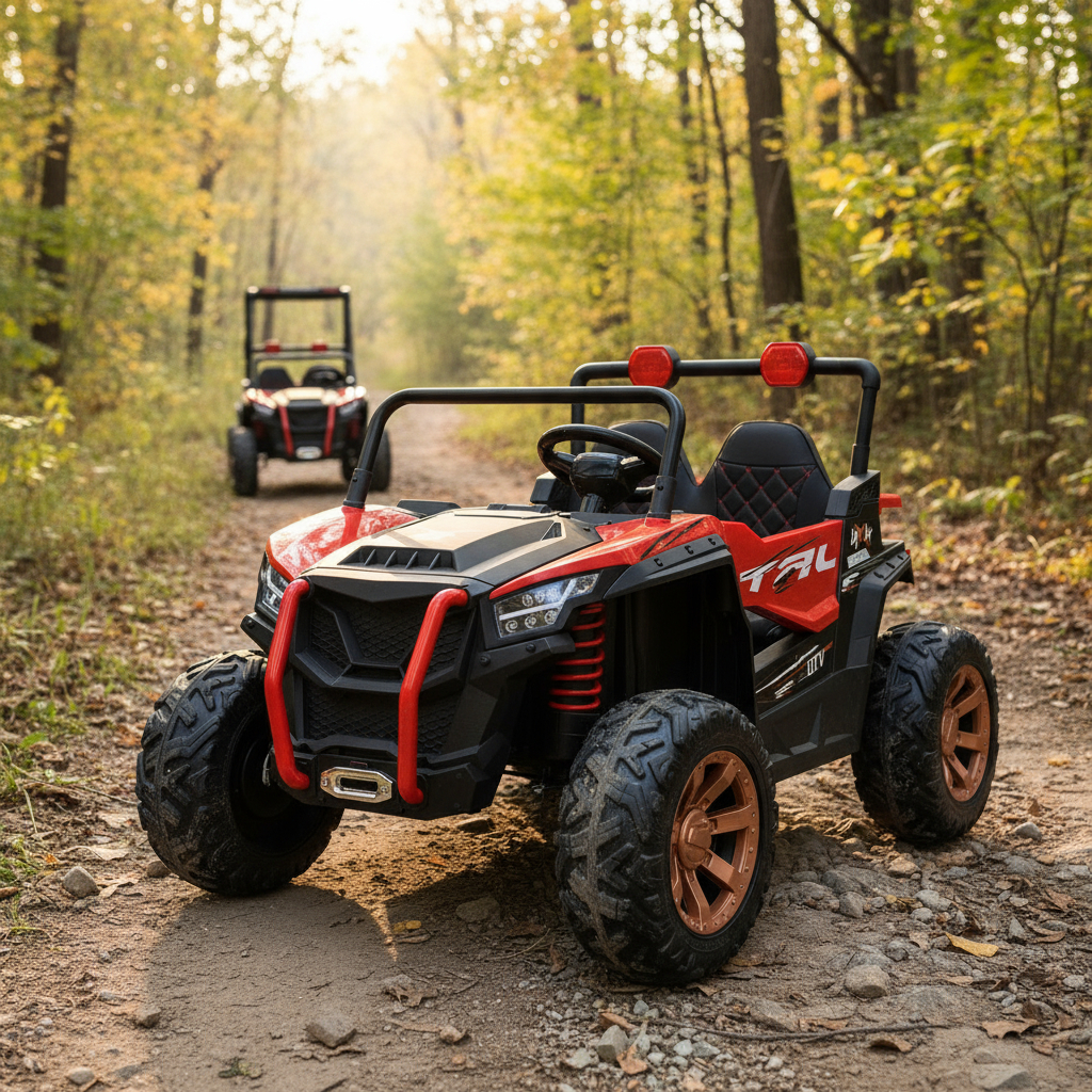 Mini Carro Utv Quadri Elétrico Infantil 12v Capota Removível Cor Vermelho Voltagem Do Carregador 110v/220v