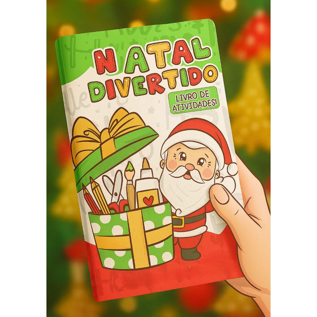 ENVIO RÁPIDO - kit livrinhos de colorir NATAL revista PAPAI NOEL  pintar livro  NATAL - PAPAI NOEL