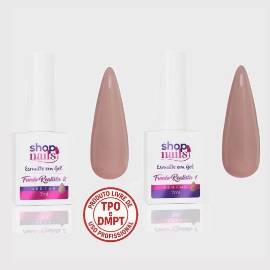 Esmalte Gel Fundo Realista Shopnails Nail Designer em Oferta na Shopee