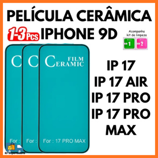 Película De Cerâmica Flexível 9D Para iPhone 17 17 AIR 17 PRO 17 PRO MAX em Oferta na Shopee