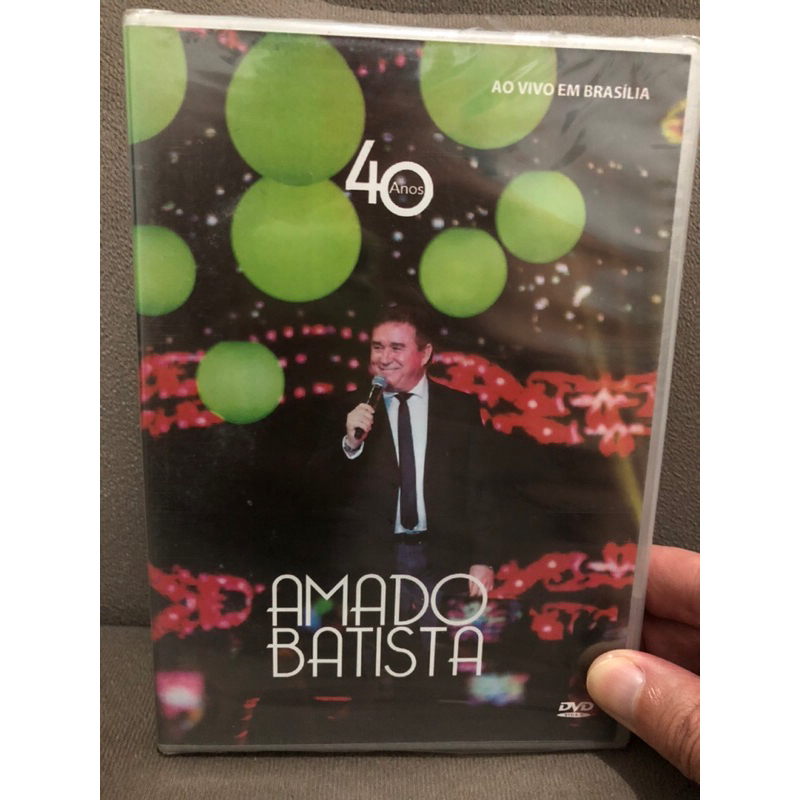 DVD Amado Batista - 40 Anos Ao Vivo em Brasília (Lacrado)