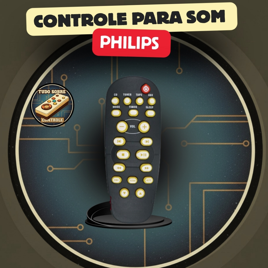 Controle para  Mini System aparelhos de som Marca Philips 7899
