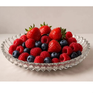 Travessa de Mesa Decorativa de Vidro Brasília 29cm - em casa tem em Oferta na Shopee