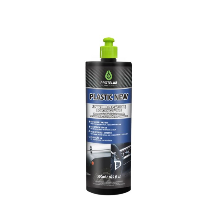 Plastic New Protelim 500g Revitalizador de Plásticos, Borrachas e Vinis