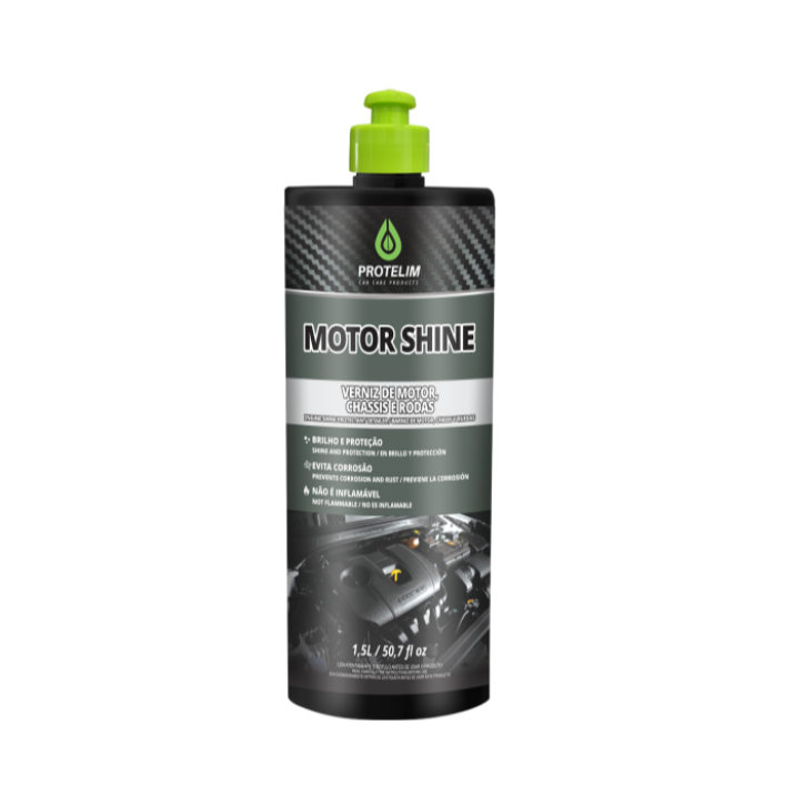 Motor Shine Verniz De Motor E Caixa De Roda 1,5L Protelim Cor Incolor