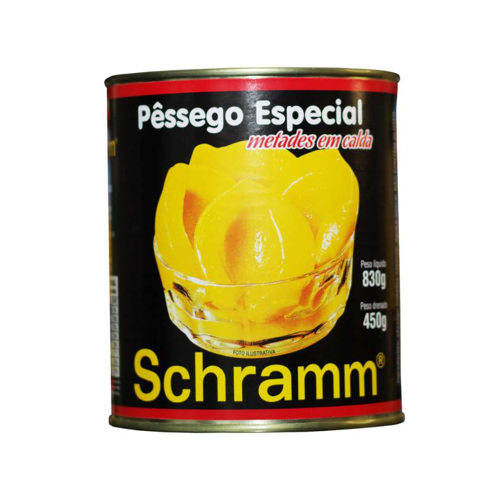Pêssego Em Calda Especial Schramm Lata 450g