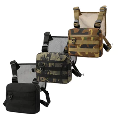 Bolsa Peito Mochila Frontal Motoboy Ombro Masculino Feminino Pochete Delivery Ajustável Estilo Colete