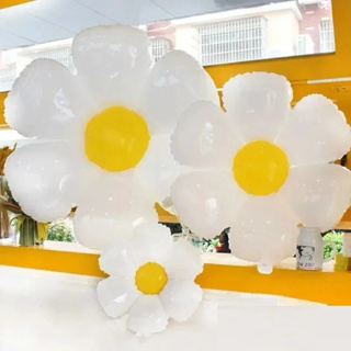 Kit c/ 12 Balão Flor Margarida Branco / 4 cada / Festa Decoração Enfeite em Oferta na Shopee