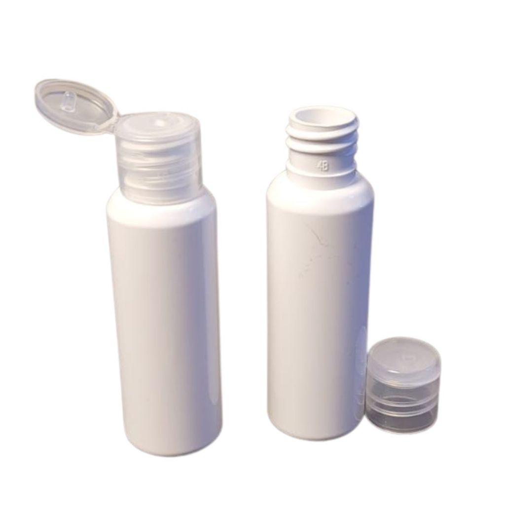 50/100/200 Frasco Pet Cilíndrico 30ml R18/415 Reto Plástico Pet Com Tampa Flip Top