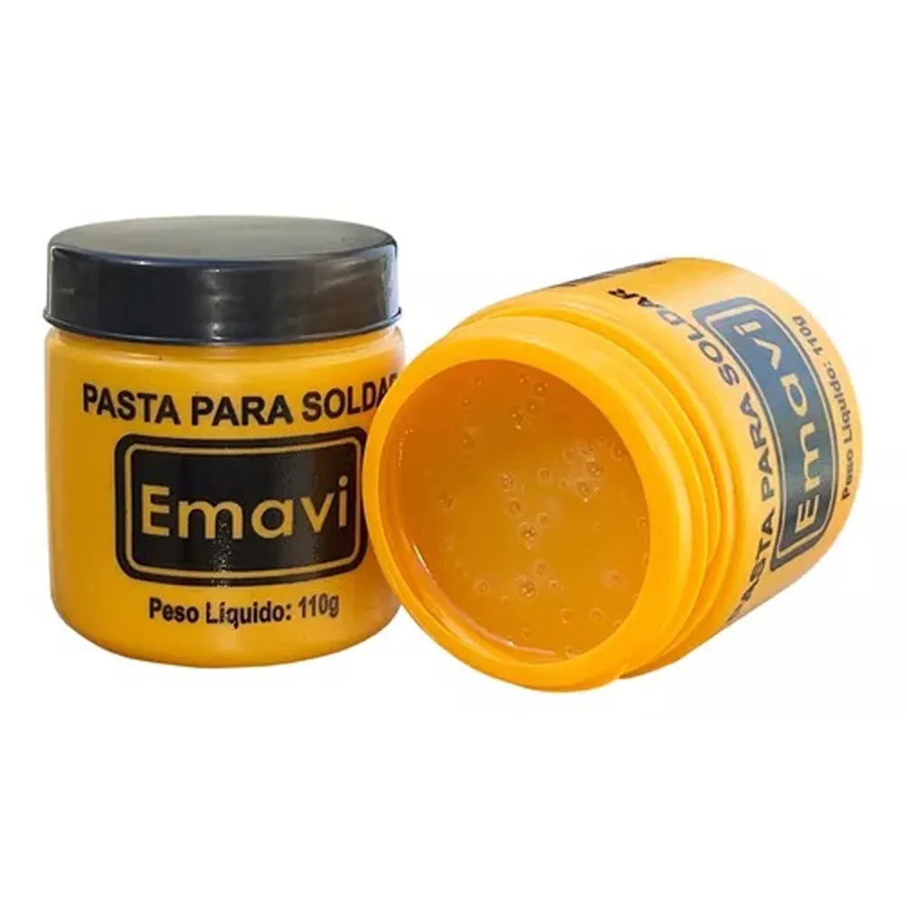 Pasta para Soldar 110g - Emavi em Oferta na Shopee