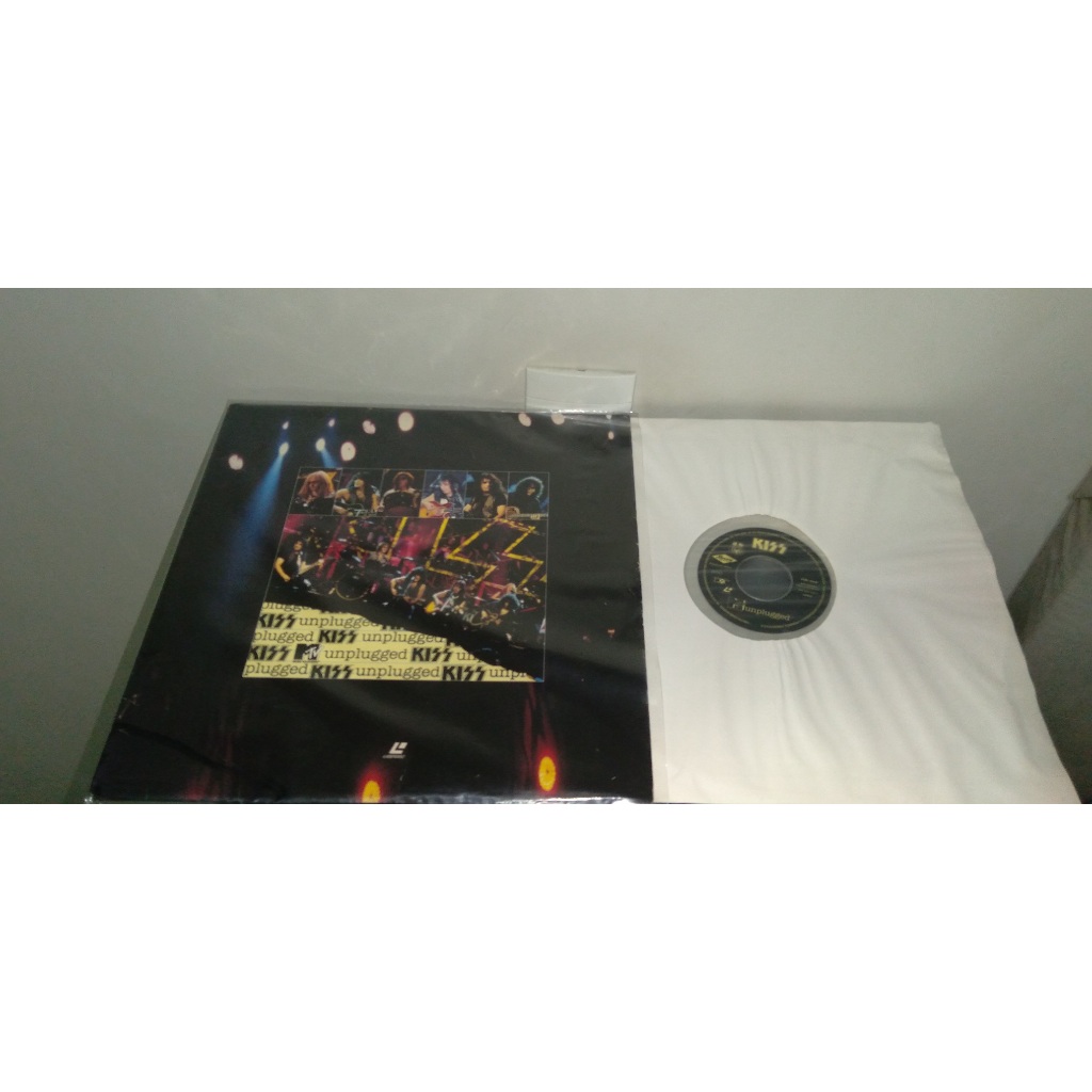 Laserdisc Americano Original LD Kiss MTV Unplugged 1996