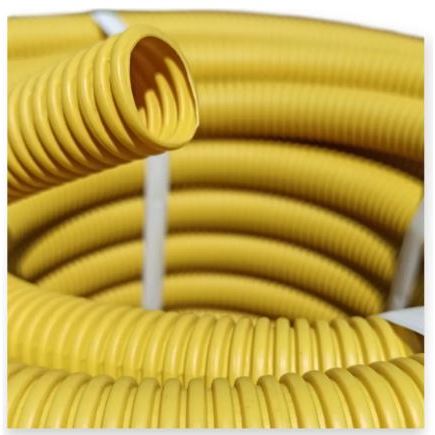 Conduíte Eletroduto 3/4 Rolo 25 Metros Amarelo Tecnoprado - Amarelo