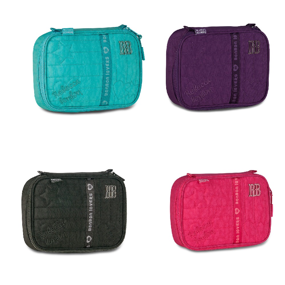 Estojo Box Rebecca Bonbon Juvenil Escolar - Clio em Oferta na Shopee