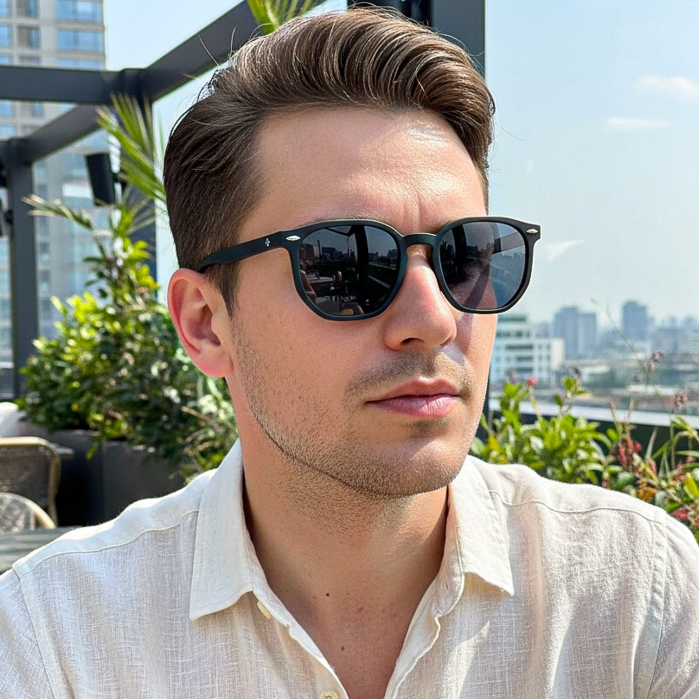 Óculos de sol Masculino Quadrado Ilook Esportivo Clássico Proteção UV400