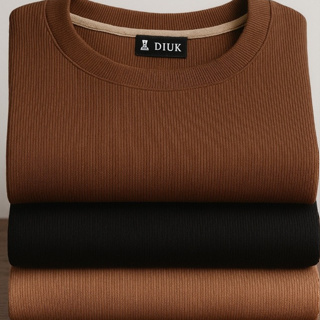 Kit 2 Camiseta Masculina Texturizada Canelada Premium Camiseta Canelada Texturizada Camisa Masculina Tshirt Elegante em Oferta na Shopee