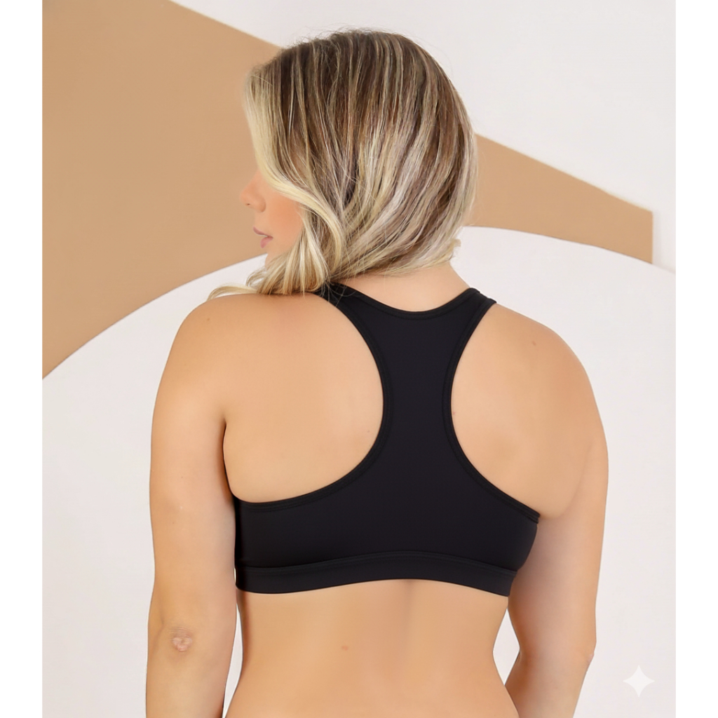 Innova Lingerie 2436 | Extra Reforçado | Ziper Frontal | Costas Nadador | Cetinete Power | Alça Larga | Sustentação — imagem 2 de 2