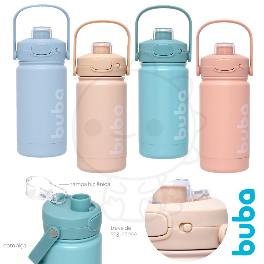Garrafa Térmica 350 ml Buba copo termico buba infantil em Oferta na Shopee