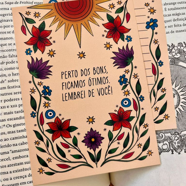Cartão Perto Dos Bons - Lembrei de você em Oferta na Shopee