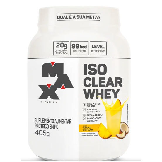 Iso Clear Whey Max Titanium: Onde Comprar | BuscaProdutos