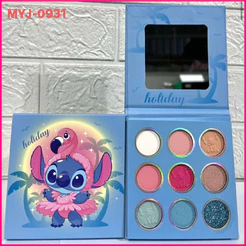 Paleta de Sombras Infantil 9 Cores Com Espelho My Life - Personagens e Unicórnios - Lindíssima