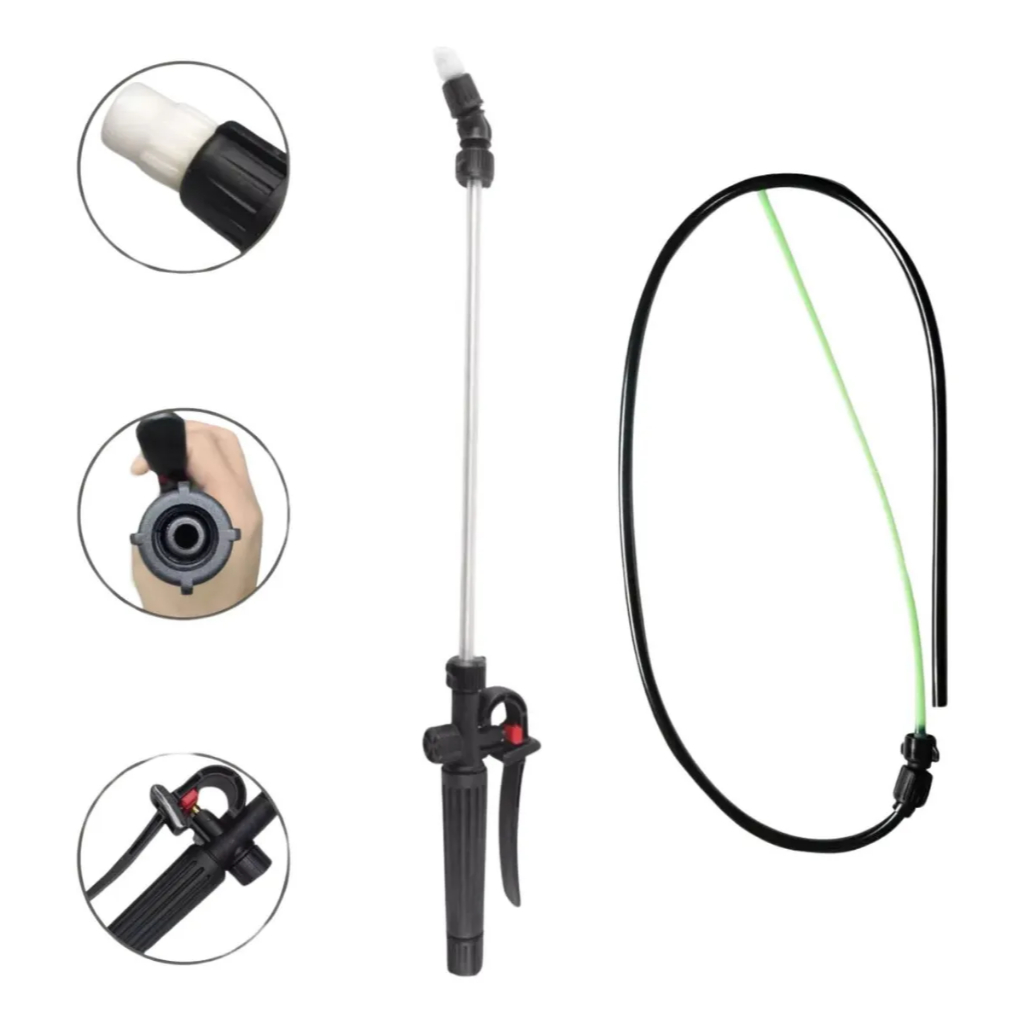 Lança Completa + Mangueira Com Pescador Pulv. Guarany 10l