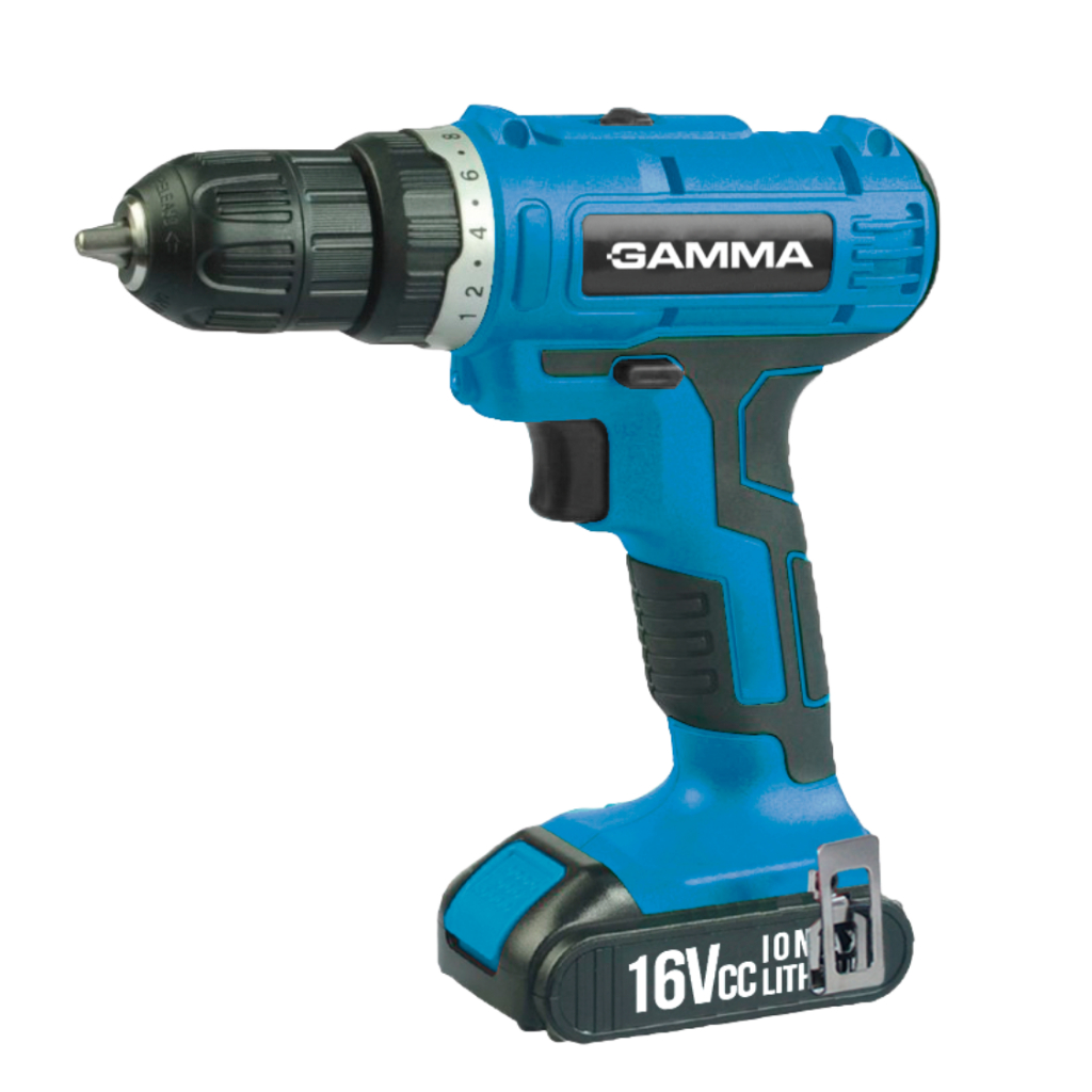 Furadeira Parafusadeira Gamma 16V G12102BR Bivolt com 2 Baterias