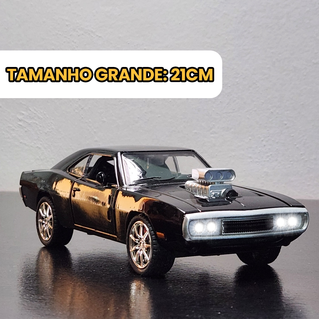 Carrinho Colecionável de Metal Velozes e Furiosos Dodge Charger