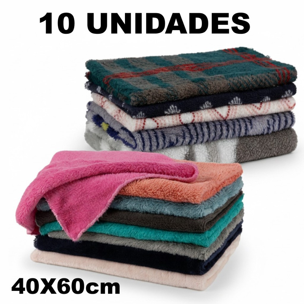 kit 10 Panos De Limpeza Soft multiuso casa carro cozinha para limpar o carro e a sua casa completa!!