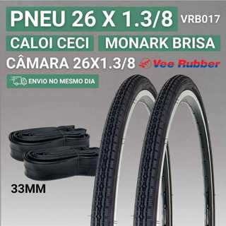 Pneu Aro 26 x 1 3/8 Pneu Aro 26 Bicicleta Caloi Ceci Pneu Monark Brisa Fino Aro 26 1.3/8