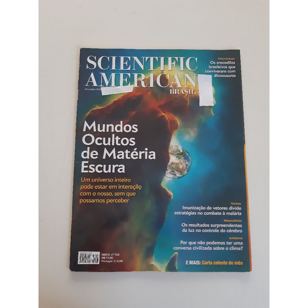 Revista Scientific American Mundos Ocultos De Matéria Ad112 (Usado)