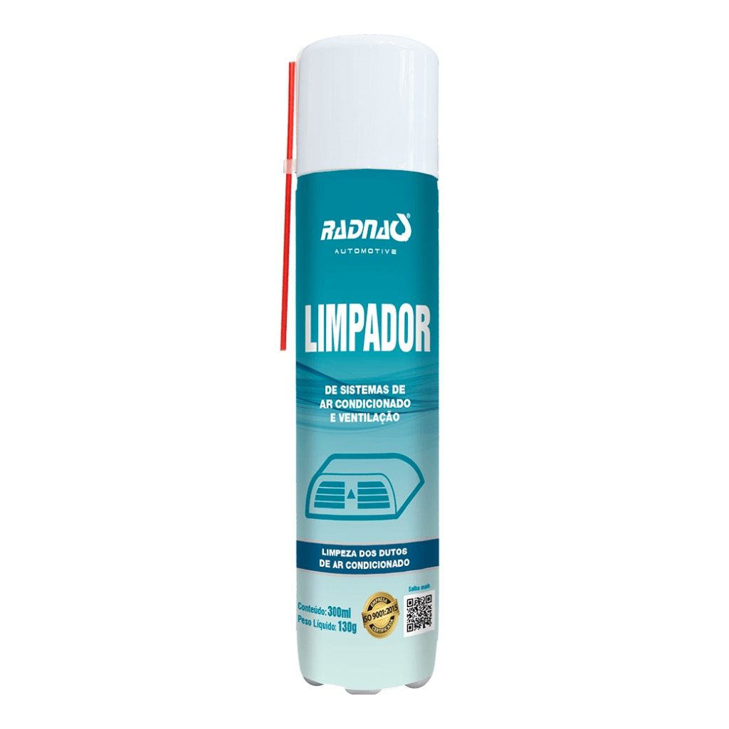 Limpa Ar Condicionado Higienizador Ventilação Radnaq 300ml