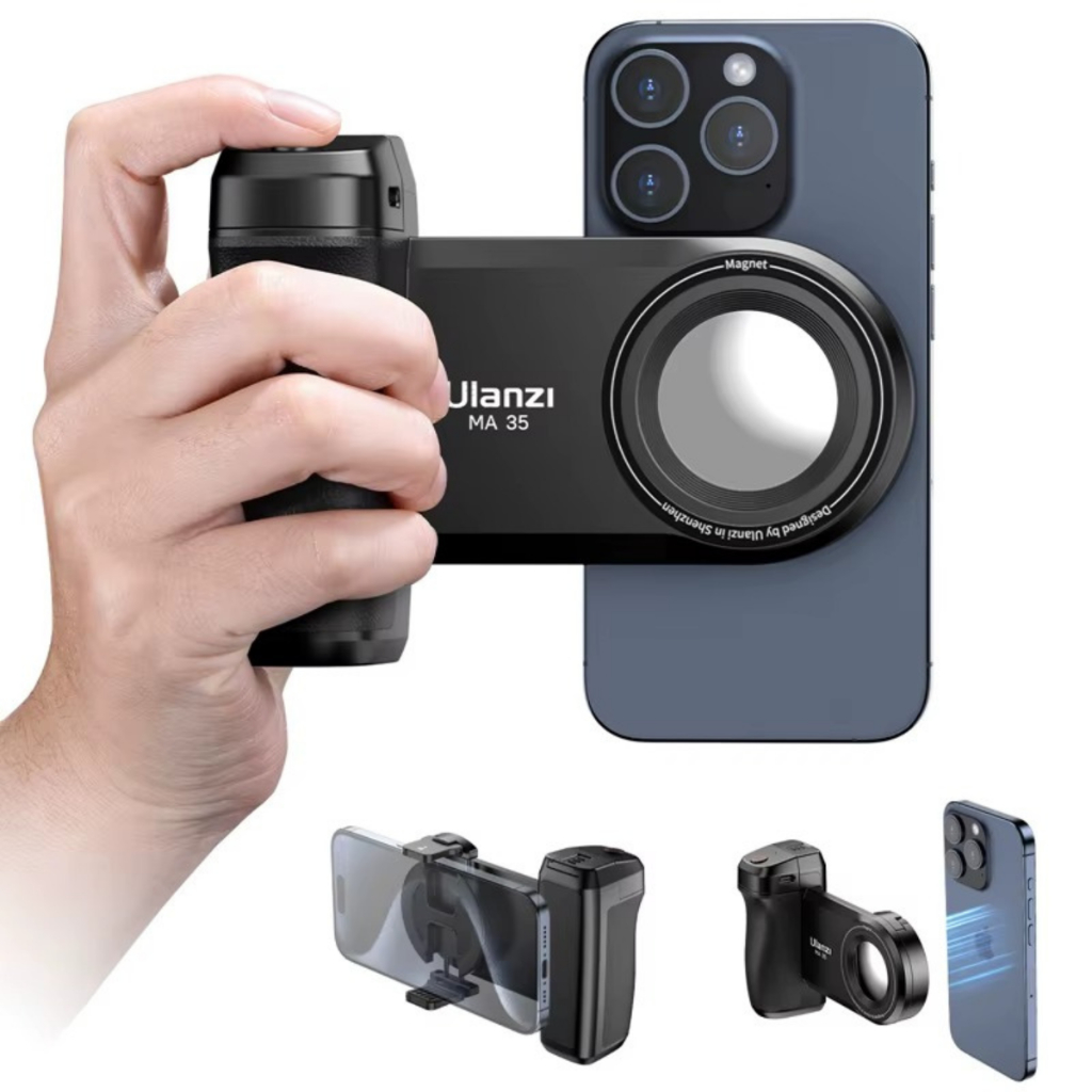 Ulanzi MA35 Obturador Bluetooth – Alça MagSafe p/ Celular – Envio 24h