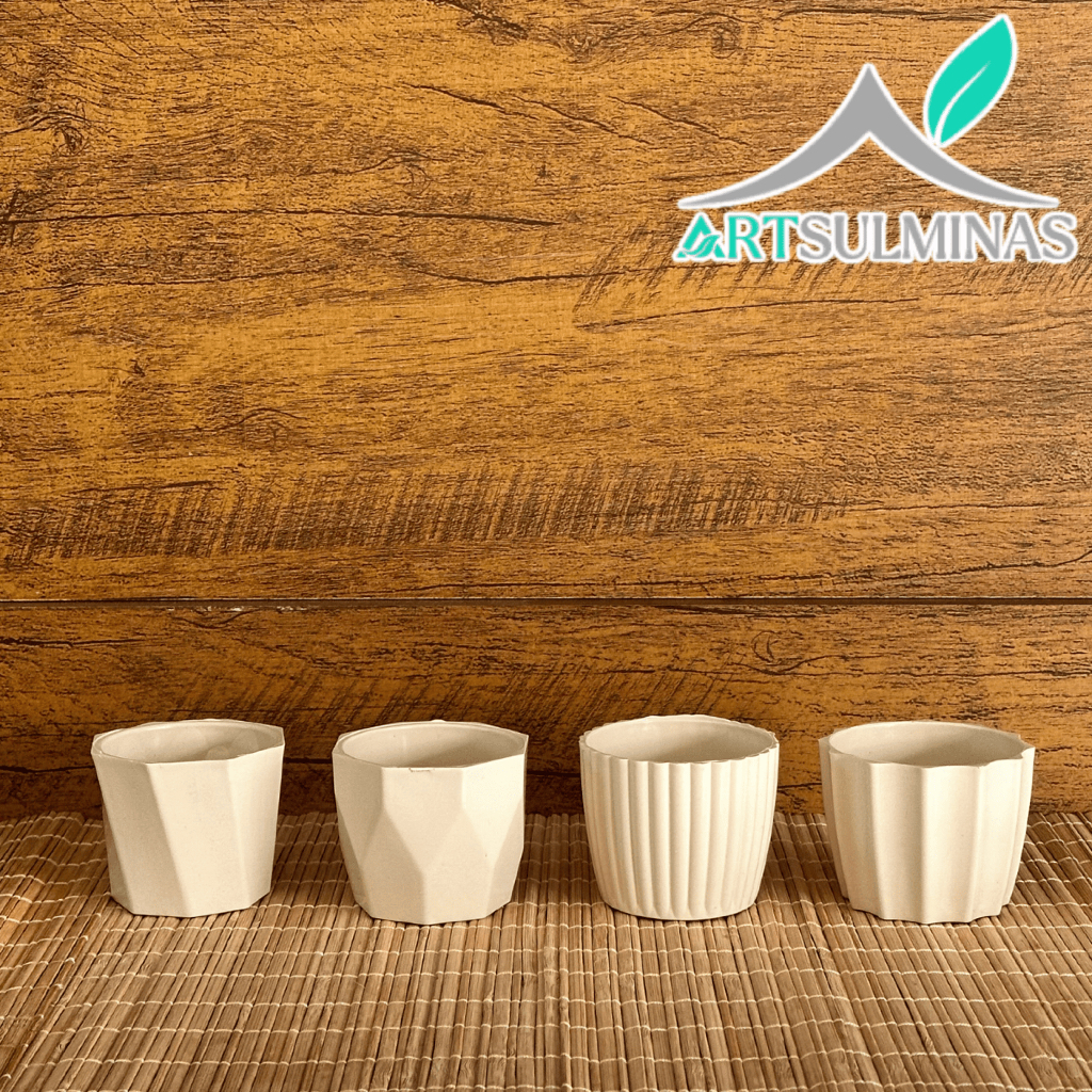 Kit Mix Cachepôs Pequenos Mini N1 Decorativo Casa Sala Escritório Delicado Arranjo para Mesa Estante