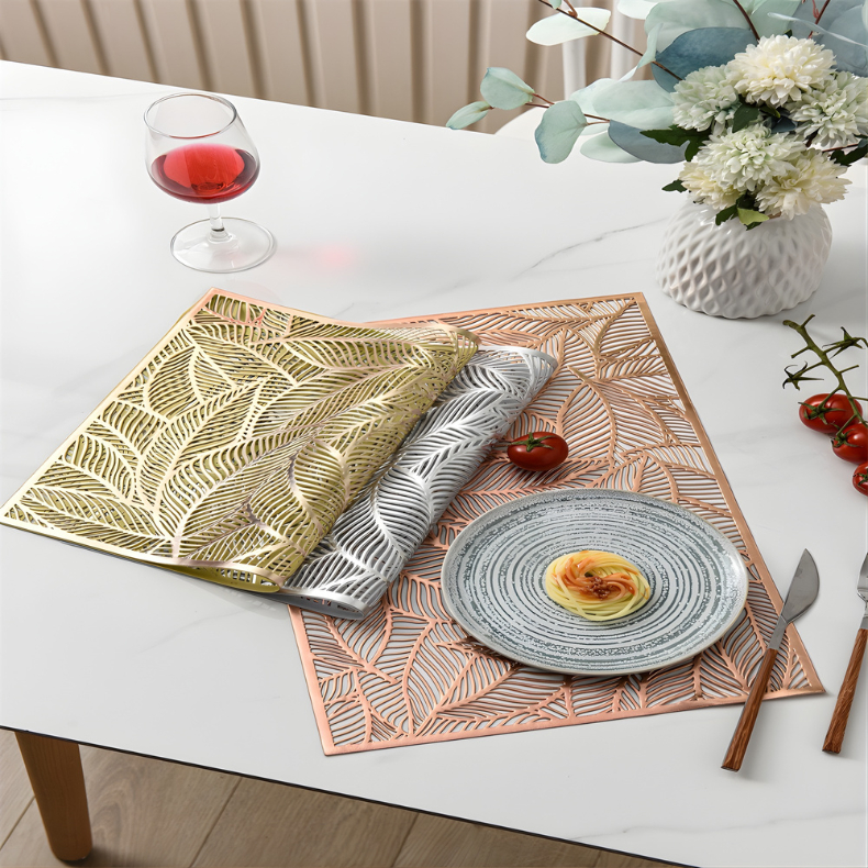 Jogo Americano Retangular e Redondo Elegante