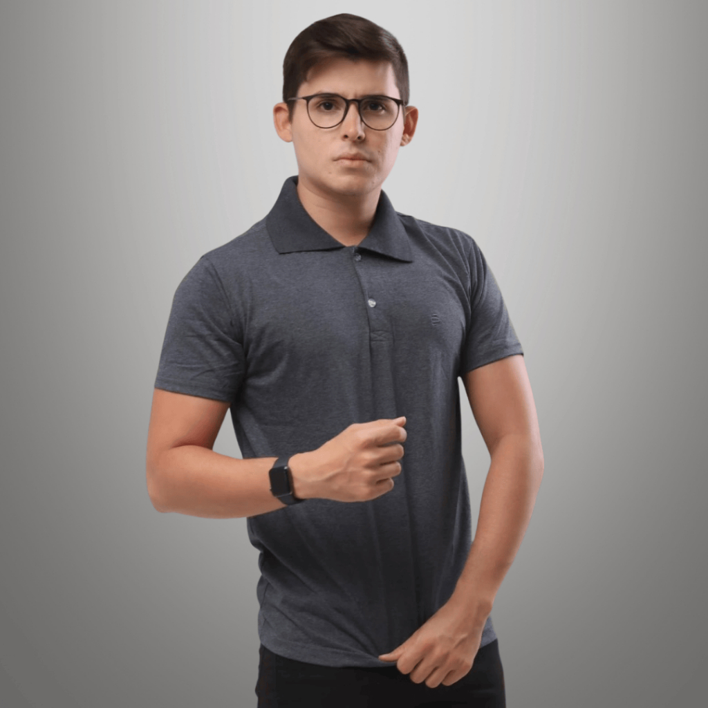 Camisa Polo Para Homens De Negócios Leve Manga Curta Casual POLO em Estampa Diversas Cores
