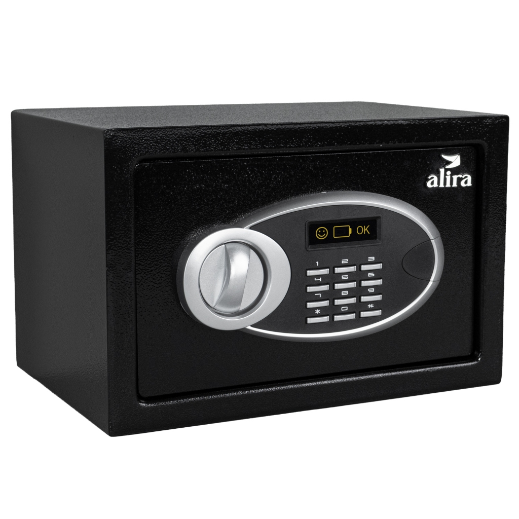 Cofre Digital Eletrônico Display Aço Senha 2 Chaves 30x20x20cm MR-BX-005 Alira Home