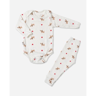 Conjunto Estampa Pet Em Canelado Premium Manga Longa em Oferta na Shopee