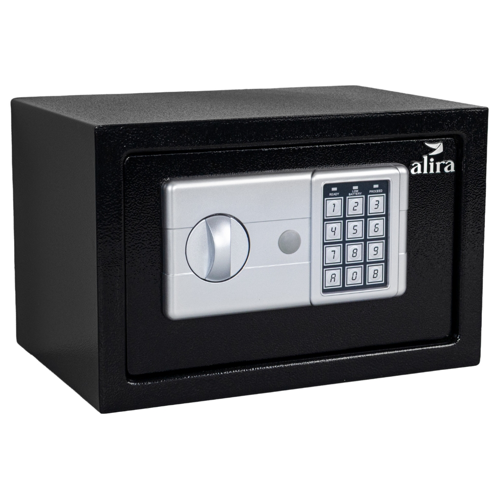 Cofre Digital Eletrônico Aço Senha E Chave 30x20x20cm MR-BX-004 Alira Home