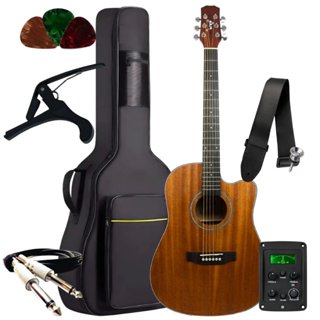 Kit Violão Elétrico Bravo TF300 Aço Série Tuneful + Acessórios em Oferta na Shopee