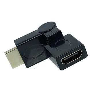 Adaptador Hdmi Dobrável 90° C/ Rotação 180 Graus Macho/fêmea