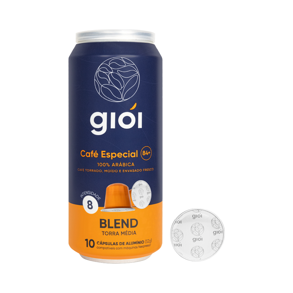 10 Cápsulas Blend Média - Giói Café Especial, 100% Arábica, Cápsulas Compatíveis com Nespresso, 84+ em Oferta na Shopee