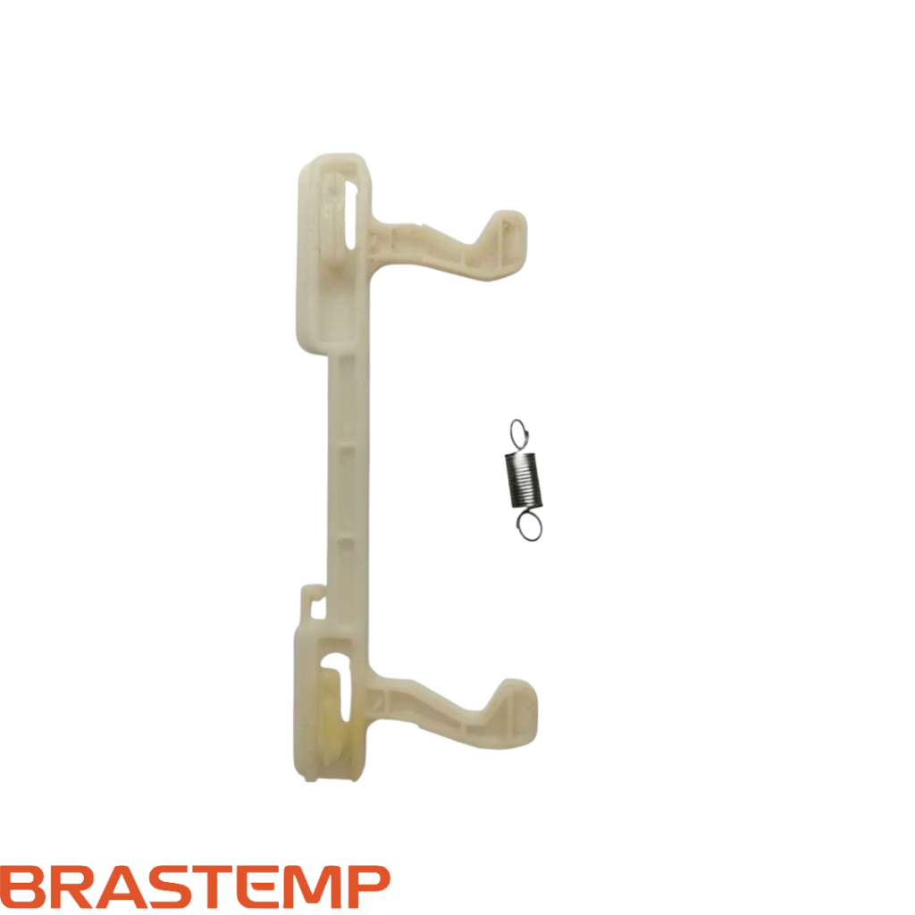 Trinco trava + mola  da Porta Micro-ondas Brastemp BMS45 Original