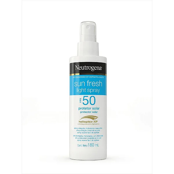 Protetor Solar Spray Sun Fresh FPS 50 180ml Neutrogena