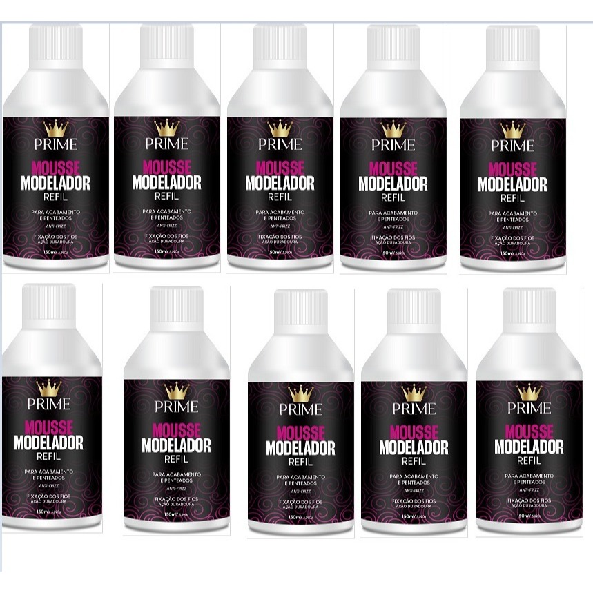 REFIL MOUSSE MODELADOR 150ML - 10 UNID
