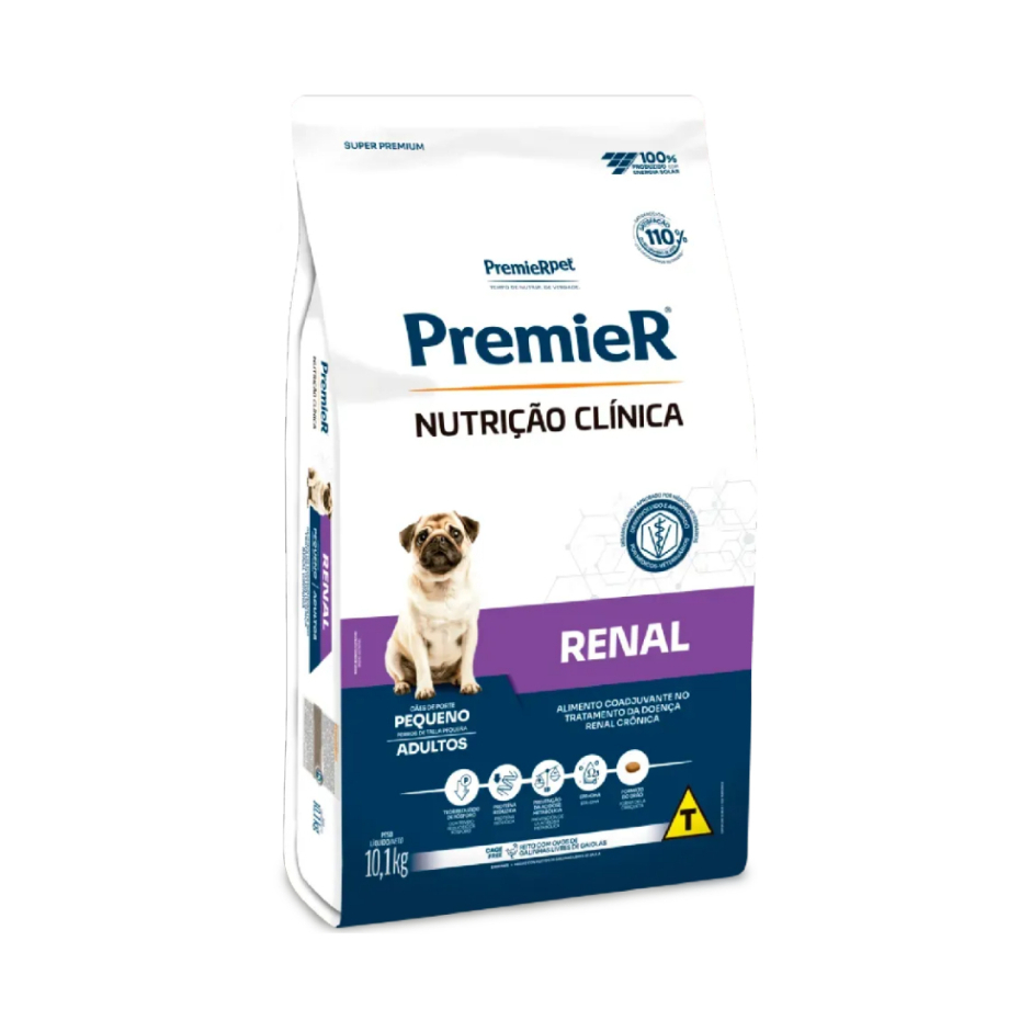 Ração Premier Nutrição Clínica Renal Cães Adultos Pequeno Porte 10,1kg