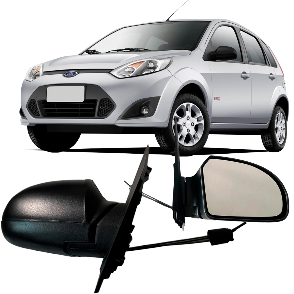 Retrovisor Ford Fiesta 2002 2003 2004 2005 2006 2007 2010 2012 2013 2014 Com Controle