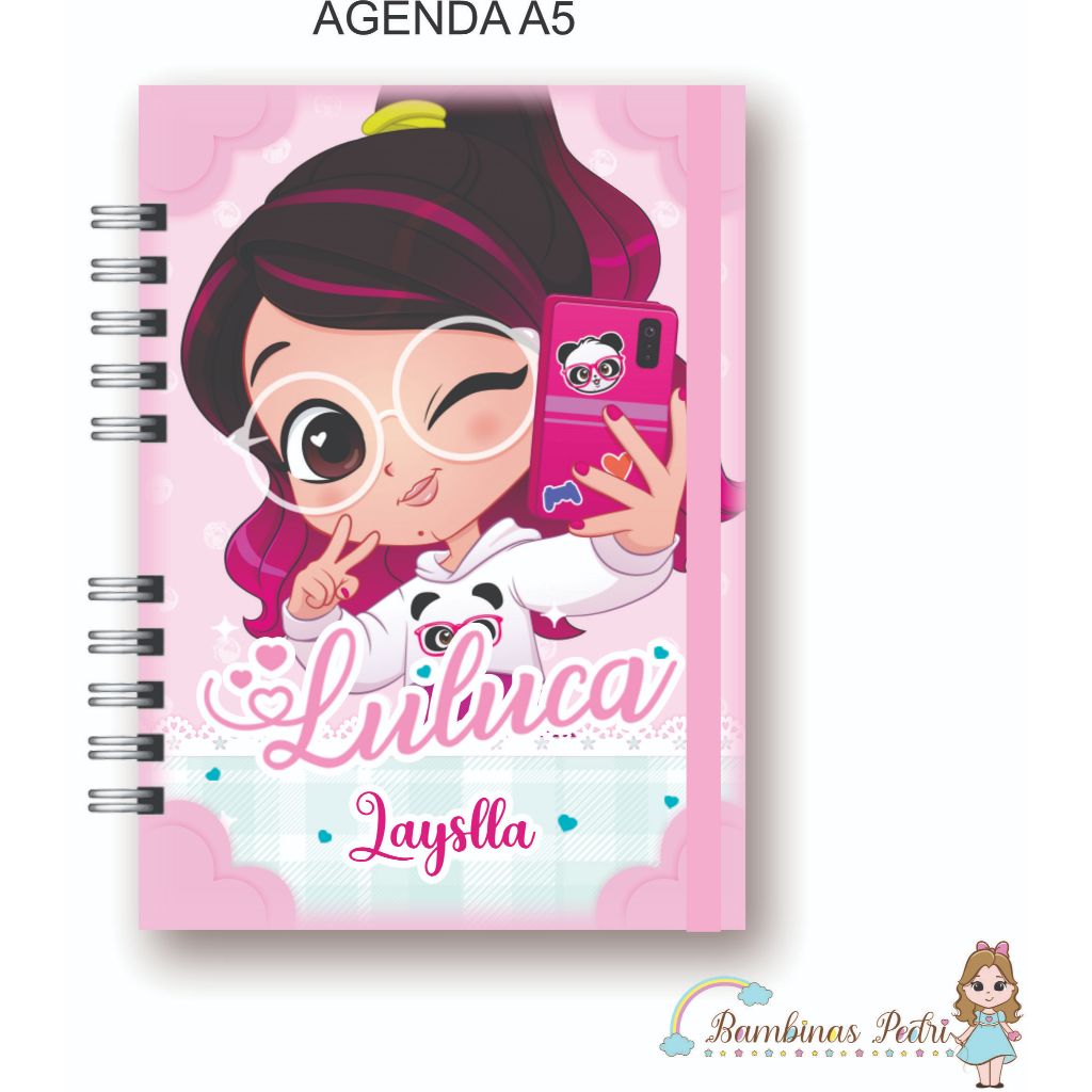 Agenda Escolar ou Creche A5 Kit Escolar Luluca 1 Caderno A5 Universitário Brochura Desenho A4 em Oferta na Shopee
