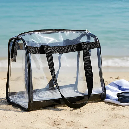 Bolsa de Praia Transparente Verão Moda Praia Piscina em PVC em Oferta na Shopee