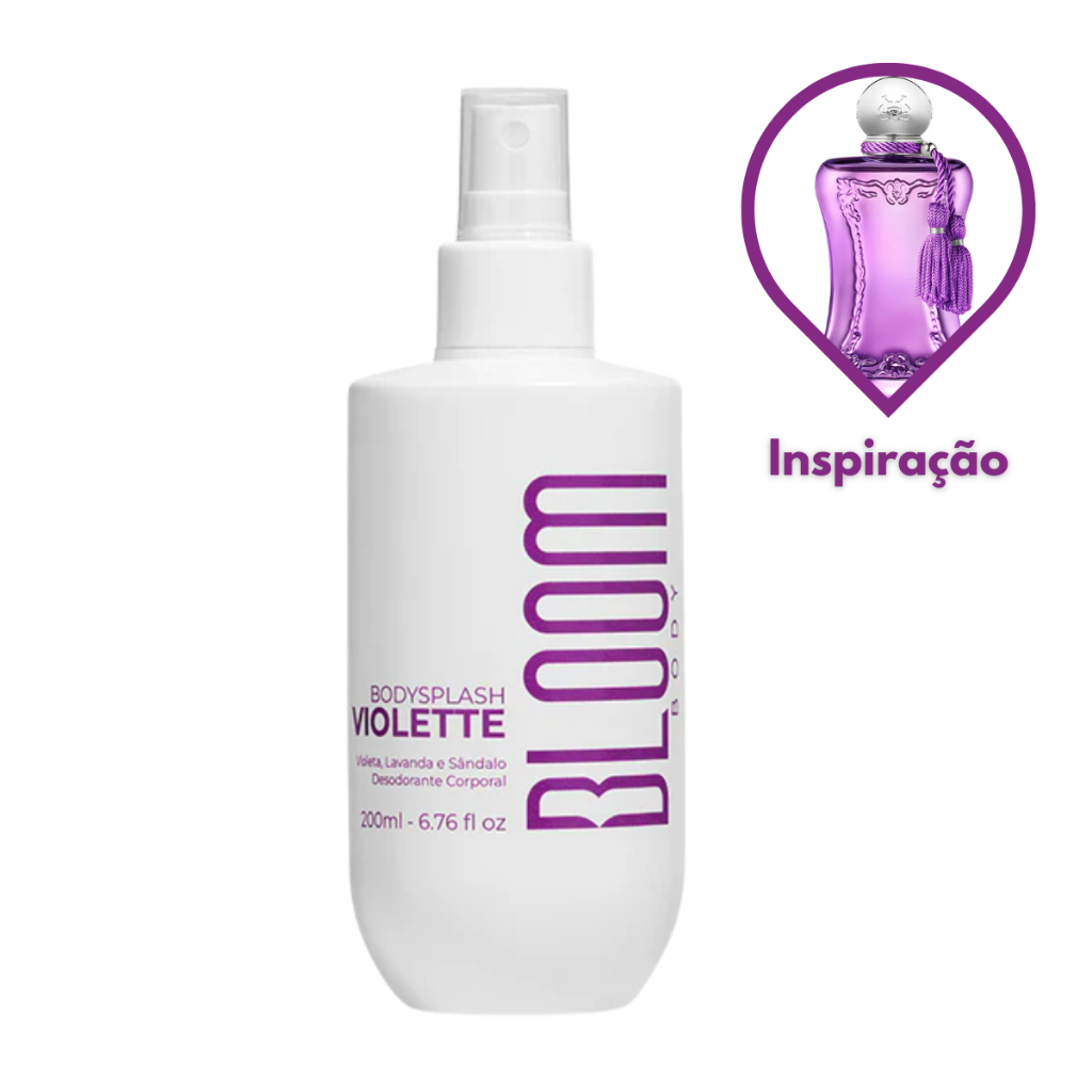 Body Splash Violette Desodorante Colônia Bloom Body 200ml